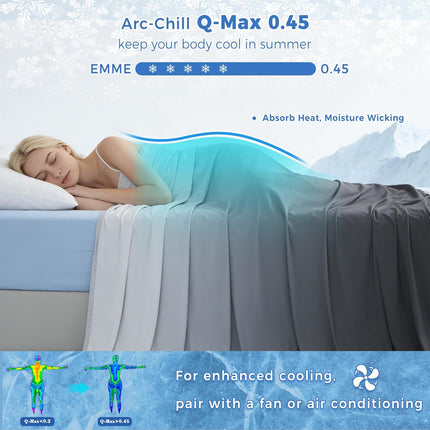 Chill Comfort | Cooling Blanket with Arc-Chill Technology | Lightweight & Breathable for Hot Sleepers