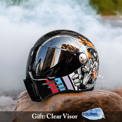 Full Face Motorcycle Helmet DOT and ECE Approved, Full Face Helmet – image 9
