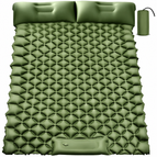 inflatable: 195*125*7CM ; Folding: 34*14*14CM / Army Green