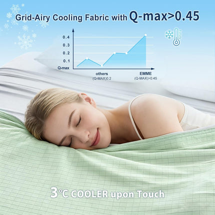 Chill Comfort | Breathable Cooling Blanket with Double-Sided Design | Lightweight Throw for Hot Sleepers and Night Sweats