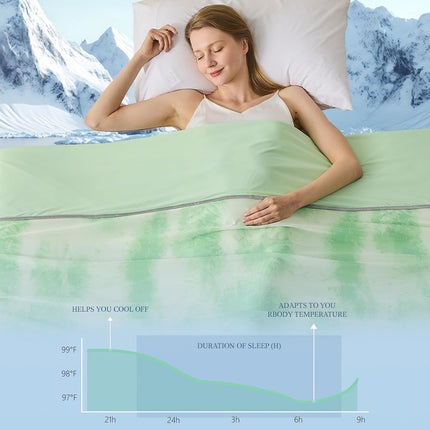 Chill Comfort | Cooling Blanket with Ultra-Cool Fabric | Lightweight & Breathable for Hot Sleepers