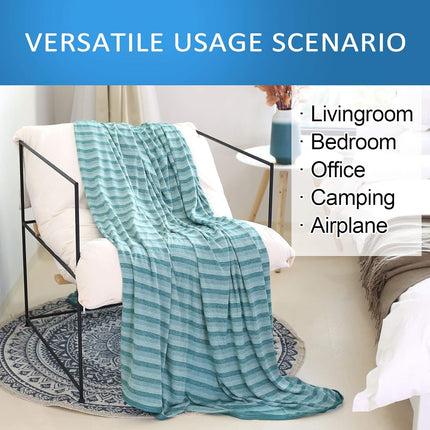 Cool Comfort | Direct Cooling Throw Blanket for Hot Sleepers with Double-Sided Cold Effect | Lightweight & Breathable Summer Blanket for Night Sweats