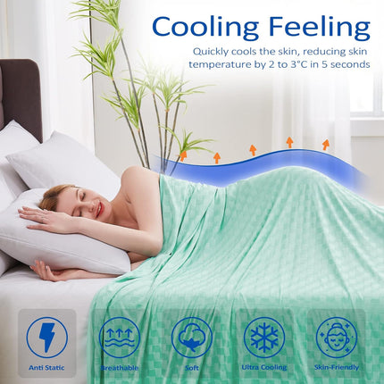 ChillEase | Cooling Blanket for Hot Sleepers with Arc-Chill Technology | Soft & Breathable for Year-Round Comfort