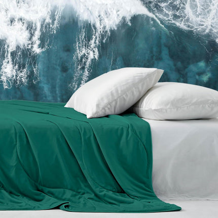 Cooling Comforter Set | Lightweight Cooling Blanket with Cooling Pillowcases | Moisture-Wicking Fabric for Hot Sleepers