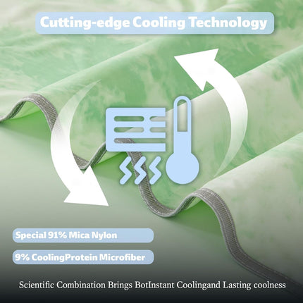 Chill Comfort | Cooling Blanket with Ultra-Cool Fabric | Lightweight & Breathable for Hot Sleepers