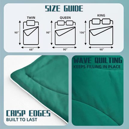 Cooling Comforter Set | Lightweight Cooling Blanket with Cooling Pillowcases | Moisture-Wicking Fabric for Hot Sleepers