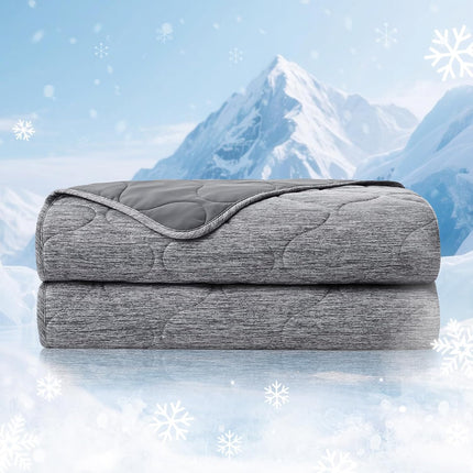 Vepine Cozy | Cooling Dual-Sided Blanket for Hot Sleepers with Soft Breathable Fabric | Lightweight Throw for Comfortable Sleep