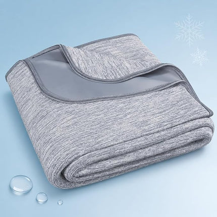Cool Comfort | Queen Size Cooling Blanket with Q-Max >0.4 Fabric | Lightweight Summer Blanket for Hot Sleepers