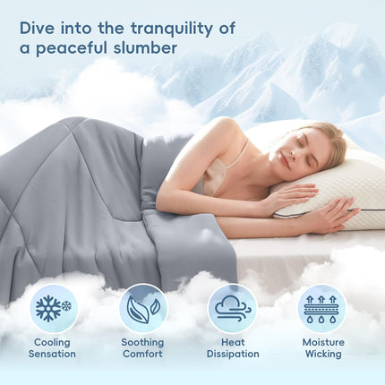 Cozy Comfort | Cooling Blanket for Hot Sleepers with Double-Sided Softness | Breathable Design for Night Sweats