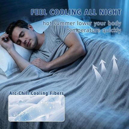 Chill Comfort | Cooling Blanket with Arc-Chill Technology | Lightweight & Breathable for Hot Sleepers
