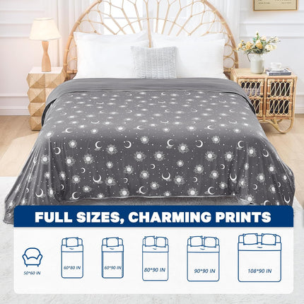 Cozy Comfort | Cooling Blanket with Double-Sided Fabric | Lightweight Summer Blanket for Hot Sleepers and Travel