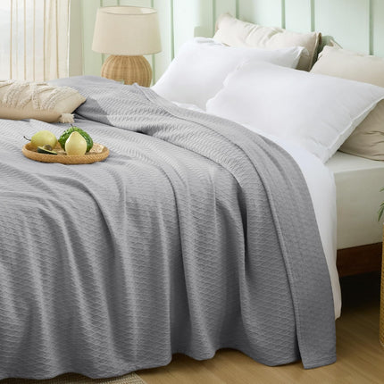 Cozy Comfort | Cooling Bamboo Rayon Blanket for Hot Sleepers | Lightweight & Breathable Summer Throw for Bed and Couch