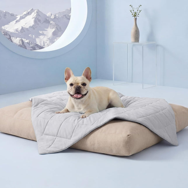 Cozy Pet Haven | Cooling Dog Blanket for Small & Medium Dogs with Washable Fabric | Breathable Calming Mat for Comfort and Relaxation