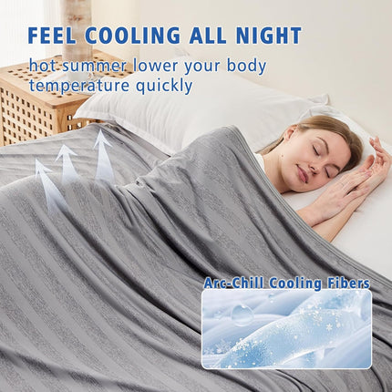 Chill Comfort | Cooling Blanket with Arc-Chill Technology | Lightweight & Breathable for Hot Sleepers