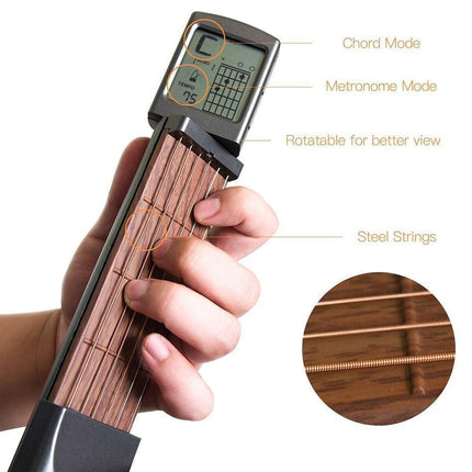 Guitar Chord Trainer with Metronome, Portable Guitar Accessories