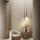 Pendant Light Lamp, Modern LED Hanging Light with Adjustable Cord, Glass Pendant Lamp for Dining Room and Living Room