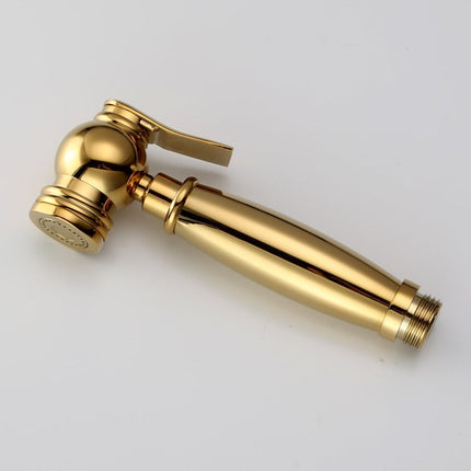 Bidet Toilet Sprayer, Titanium Gold Brass Toilet Bidet with Holder – image 8