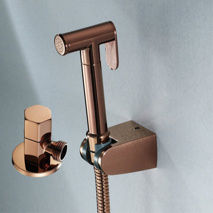 Toilet Sprayer, Handheld Bidet Sprayer with Bidet T Valve, Brass Bathroom Bidet Kit, Bathroom Sprayer for Toilet