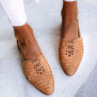 Womens Slippers Hand Woven, Comfortable Slippers for Women, Slip On Slipper Shoes with Soft Lining and Flexible Sole