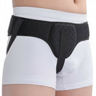 Inguinal Hernia Belt, Hernia Support Belt with Removable Compression Pad, Groin Support for Left or Right Side