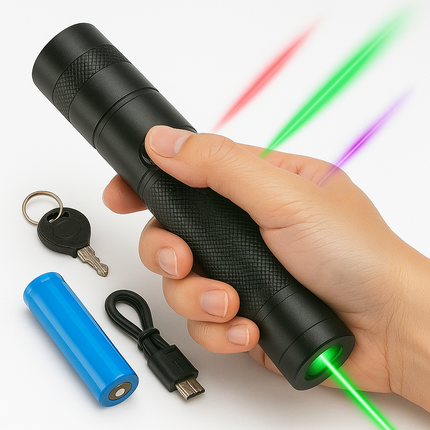Long Range Laser Pointer, Aluminum Laser Pen with Key Lock – image 5