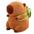 Capybara Plushie, Stuffed Animal with Turtle Backpack, Cute Capybara Plush Toy as a Gift for Any Occasion