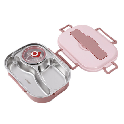 Stainless Steel Bento Lunch Box, Metal Lunch Box for Work and Travel – image 5