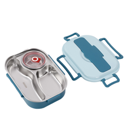 Stainless Steel Bento Lunch Box, Metal Lunch Box for Work and Travel – image 7