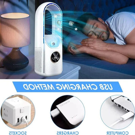 Portable Air Cooler, Quiet Portable Fan for Office – image 6