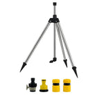 Lawn Sprinkler with Tripod, 360 Degree Rotating Water Sprinkler for Yard, High Pressure Garden Sprinkler