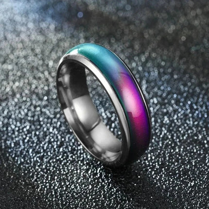 Mood Rings for Women and Men, Stainless Steel Mood Ring that Changes Color – image 12