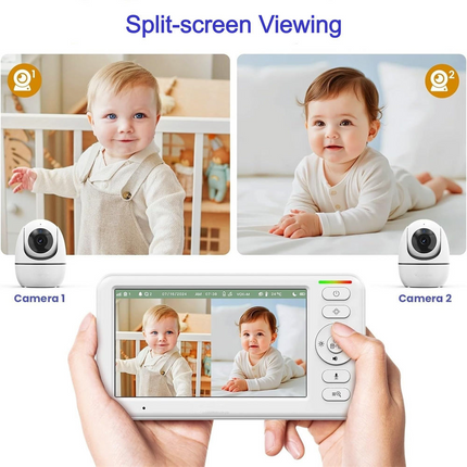 Baby Monitor with Camera and Audio, Baby Camera with Alerts