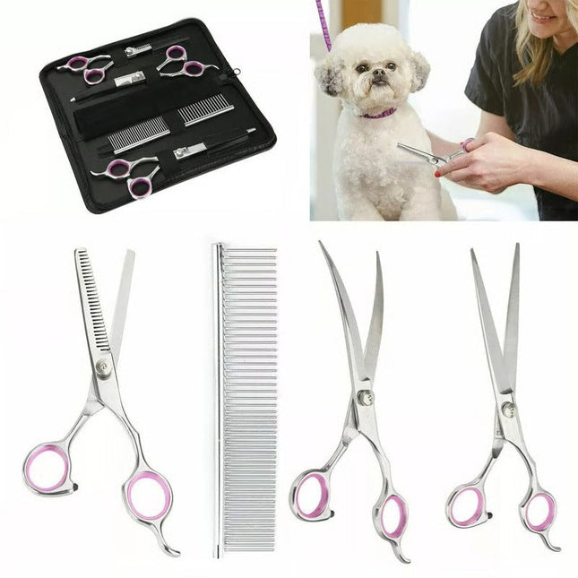 Dog Grooming Scissors, Dog Grooming Tools with Thinning Shears