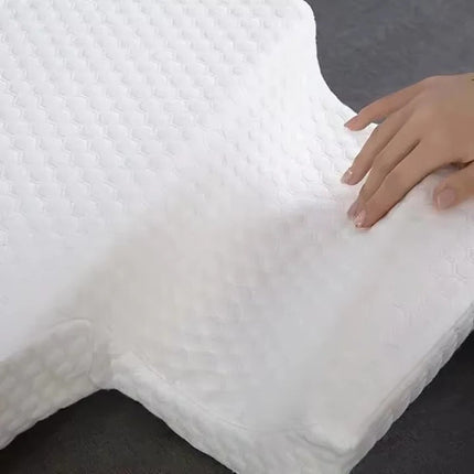 Memory Foam Pillow for Couples, L Shaped Bed Pillow with Washable Cover – image 6