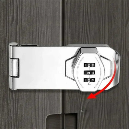 Combination Lock for Cabinets and Drawers, Keyless Mailbox Lock with 3 Digit Dials, Cam Lock for File Cabinets