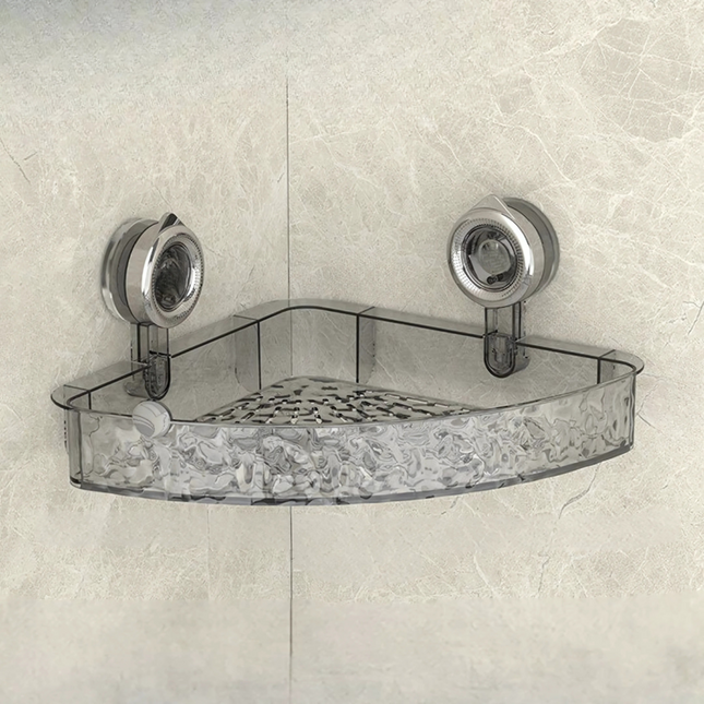 Shower Caddy Corner Suction, Corner Shelf No Drill, Corner Shower Shelf 2 Tier, Bathroom Shelf and Bathroom Storage