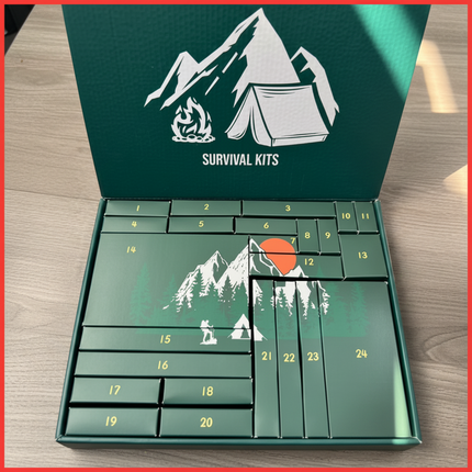 Mens Advent Calendar with 24 Outdoor Tools, Christmas Countdown Gift for Dad – image 10