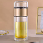 Tea Bottle with Infuser, Double Wall Tea Infuser Bottle for Travel, Loose Leaf Tea Infuser with Removable Filter