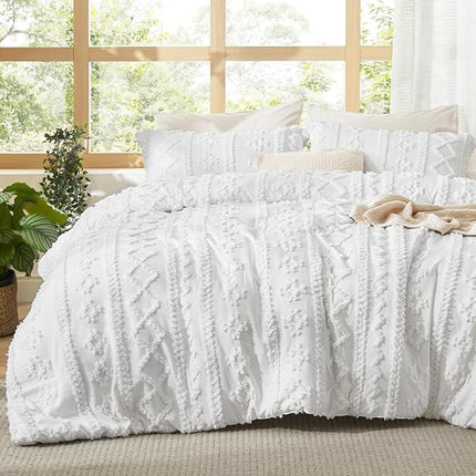 Duvet Cover Set, Boho Tufted Duvet Cover with Pillow Shams – image 16