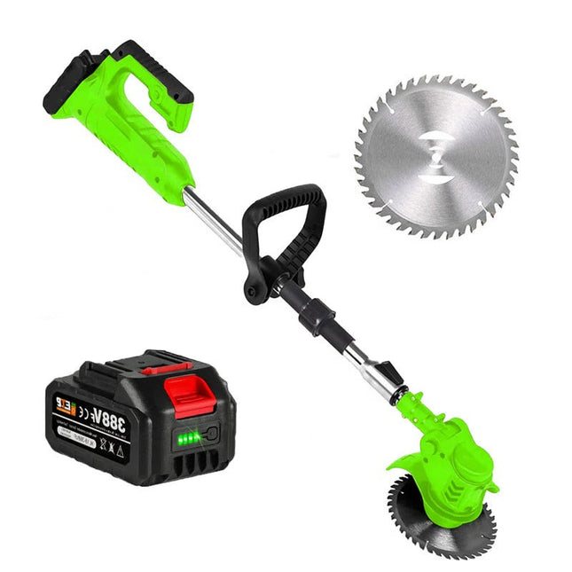 Electric Weed Eater, Electric Weed Wacker, Lawn Edger, Battery Powered Grass Cutter, Foldable Battery Weed Trimmer