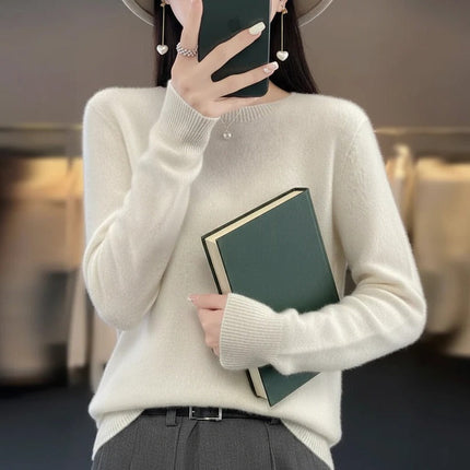 Crew Neck Sweater for Women, Lightweight Pullover Sweaters – image 12