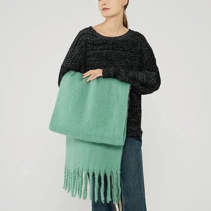Pashmina Scarf Shawl, Long Winter Scarves – image 8
