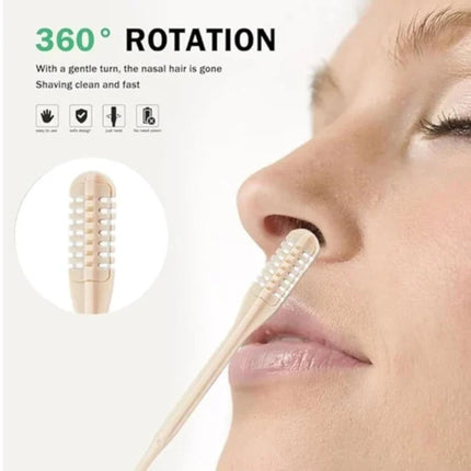 Compact Nose Trimmer with 360 Degree Rotating Head, Nose Hair Remover for Travel – image 4