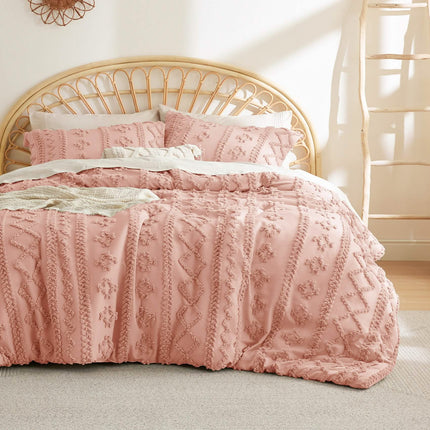 Duvet Cover Set, Boho Tufted Duvet Cover with Pillow Shams – image 19