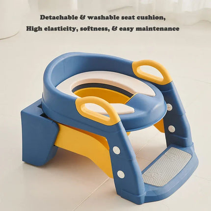 Collapsible Travel Potty Seat, Potty Training Toilet Seat for Home and On the Go – image 7