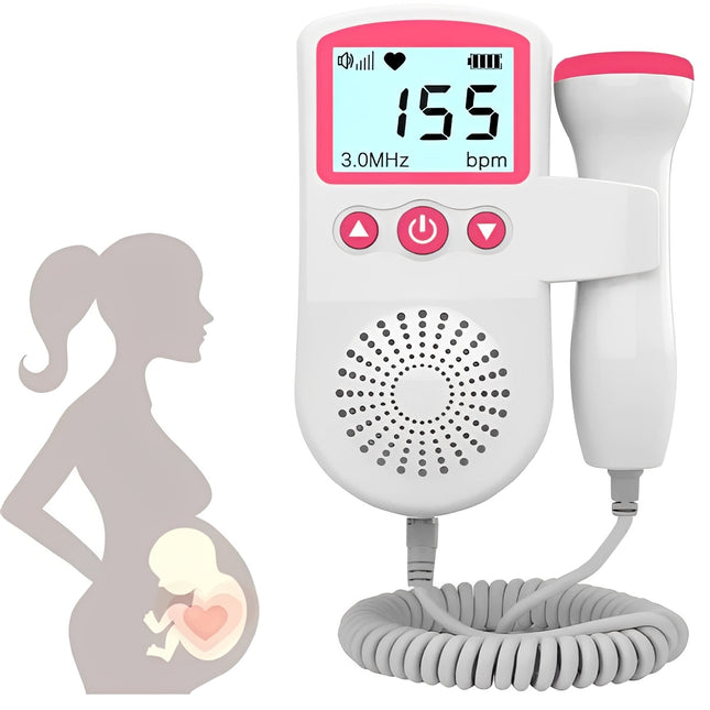 Baby Sound Listener with Built In Speaker and LCD Screen, Pregnancy Gift for Expecting Mom, Expecting Parents Gift_00