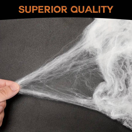 Spider Webs with Spiders 200 sq ft, Halloween Party Decor with Fake Spiders – image 5