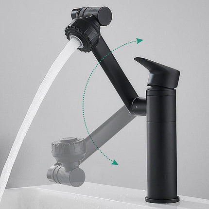 2 in 1 Bathroom Basin Faucet with 360 Rotating Spout, Bathroom Faucet with Aerator – image 6