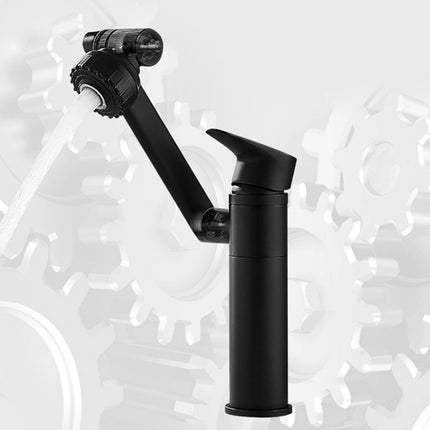 Single Hole Bathroom Faucet, Black Bathroom Faucet with Adjustable Flow – image 5
