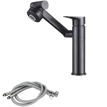 Single Hole Bathroom Faucet, Black Bathroom Faucet with Adjustable Flow – image 8